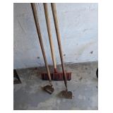 (2) Garden Hose & Snow Shovel