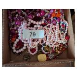 Assorted Red & Orange Costume Jewelry