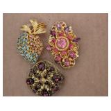 (3) Brooches