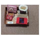 Glass Case, Vintage Wallet & Coin Purses