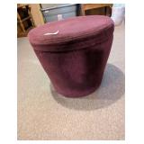 Padded Stool w/ Mirror