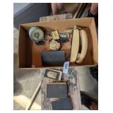 Spartus Wind-Up Clock, Vintage Bibles & Telephone