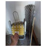 Lawn Chair, Fence Wire & Other