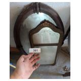 (2) Vintage Mirrors