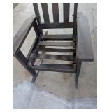 Wooden Rocking Chair -**