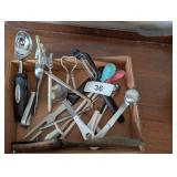 Vegetable Peeler, Can Openers, Ice Cream Scoop &