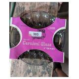 Nostalgic Carnival Glass 11" Egg Plate