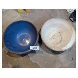 (2) Stoneware Bowls