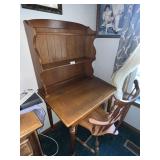 Colonial Hutch Style Desk w/ Chair