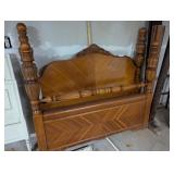 Waterfall Style 4-Poster Bed / Headboard, +