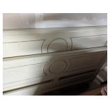White Headboard & Footboard w/ Rails