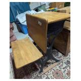 Silent Giant Antique School Desk