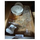 Wellsville Creamer, Punch Cups & Other