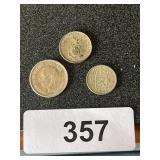 1944 US Filipinas, 1943S Australian Shilling, +