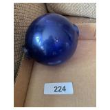 Cobalt Blue Lightning Rod Ball -**