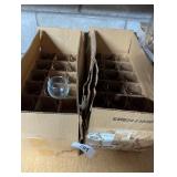 (72) Small Clear Votive Holders