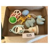 Vintage Baby Rattles & Toys