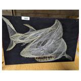 Shark String Art + Posters From School Projects