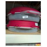 (2) 24" Snap Lock Storage Boxes w/