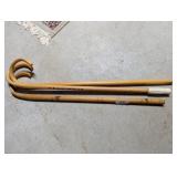(2) Wm. Wilson Auction & Realty Canes &