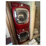 LG Red Washer & Dryer