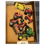 Miniature Die Cast Tractors & Combine