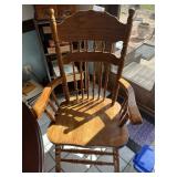 (1) Oak Finish Captain