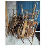 (7) Wood Chairs