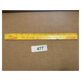 Vintage Holland Dairy Wood Ruler