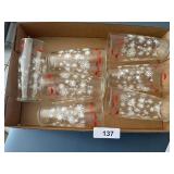 (7) Snowflake Glasses
