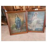 (2) Vintage Pictures / Boy & Girl