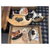 Wood Rocking Horse Decor & More