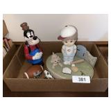 Ceramic Goofy & Other Ceramic Figurines
