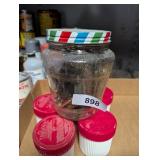 Nutty Buddy Vintage Glass Jar w/