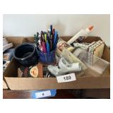 Flag Holder, Candle, Pottery, Pens, & More