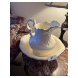 Ceramic Pitcher & Basin