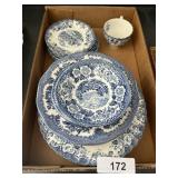 Wedgewood & other Blue & White Dishes