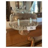 Glass Cake Plate w/ Dome