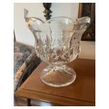 Heavy Pedestal Glass Bowl