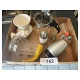 Assorted Salt & Pepper Shakers, +