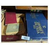 Dictionaries, Bibles, Receipt Book, World Atlas &