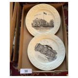 (3) Commemorative Plates