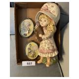 Holly Hobbie Ceramic Figurine &