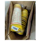(2) Recoil Air Hose & Some Misc Fence Staples