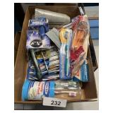 New Toothbrushes, Dental Picks, Razor