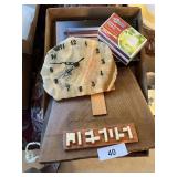 Stone Clock, Candles, Matches, Other