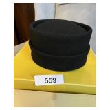 Vintage Pill Hat w/ Box