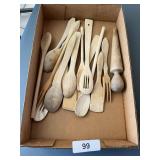 Wooden Spoons, Wood Pestle