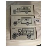 (3) Farmall Die Cast Truck Banks
