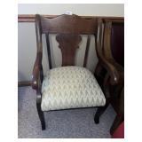 Heavy Chair w/ Upholstered Seat